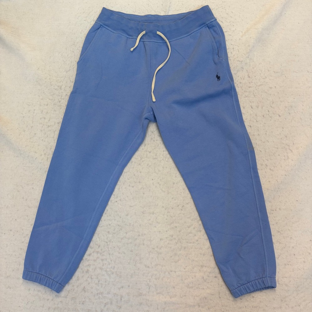 Polo Ralph Lauren Sweatpants Mens Medium Blue Pony Logo Joggers